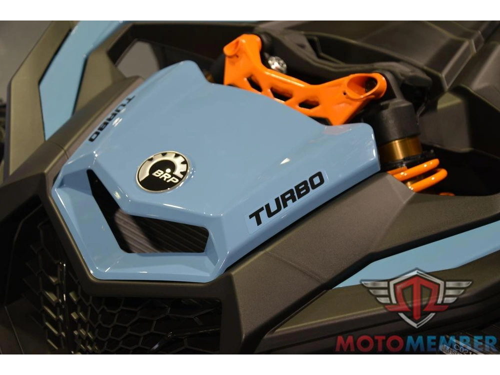 2026 Can-am Maverick X3 Max Ds Turbo Scandi Blue & Orange Crush alt