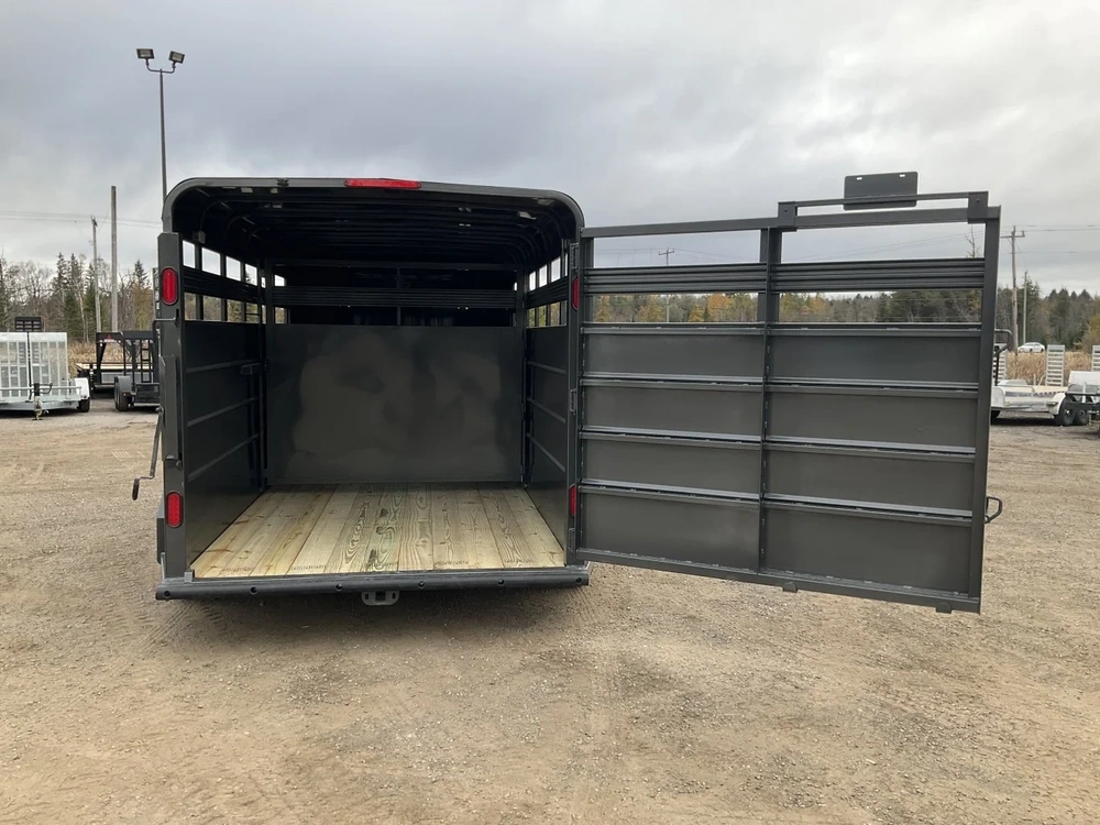 2026 Cornpro 6'8"x16 Bumper Pull Livestock Trailer alt