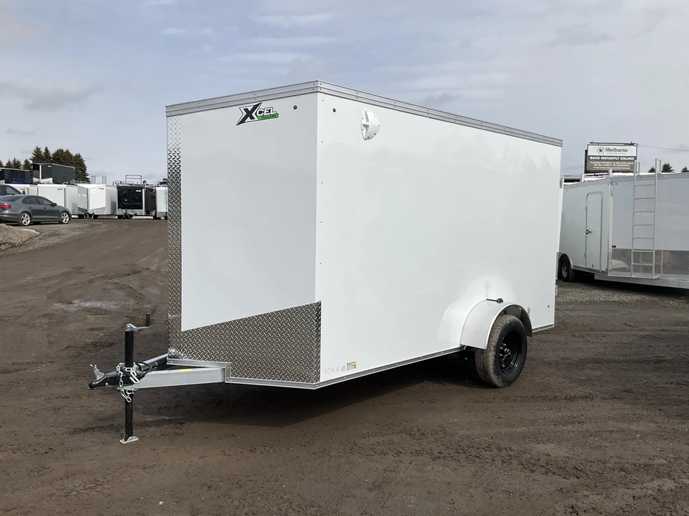 2026 Xcel Trailers 6x12 Plus V-nose All Aluminum Cargo Trailer alt
