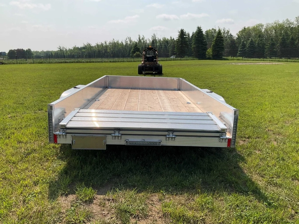 2025 Stronghaul 82x14 All Aluminum 3.5 Ton Landscape Trailer alt