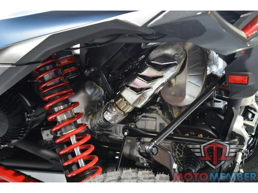 2025 Can-am Maverick R Max X Rs With Smart-shox Dusty Navy & Legion Red alt