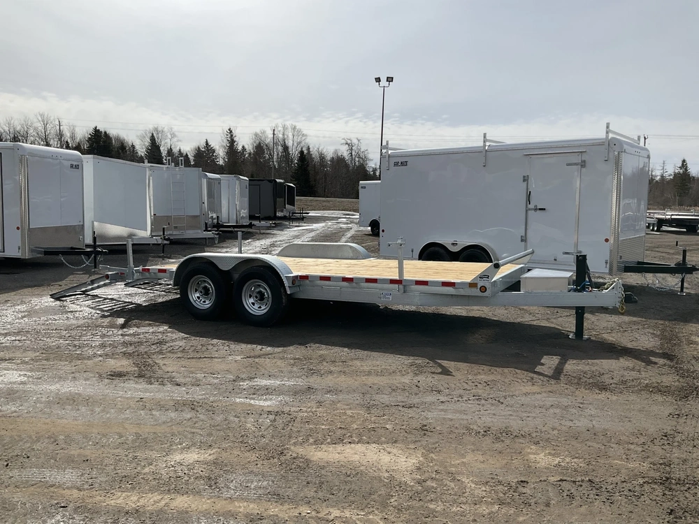2026 Canada Trailers 82x18 7 Ton Galvanized Equipment Trailer alt