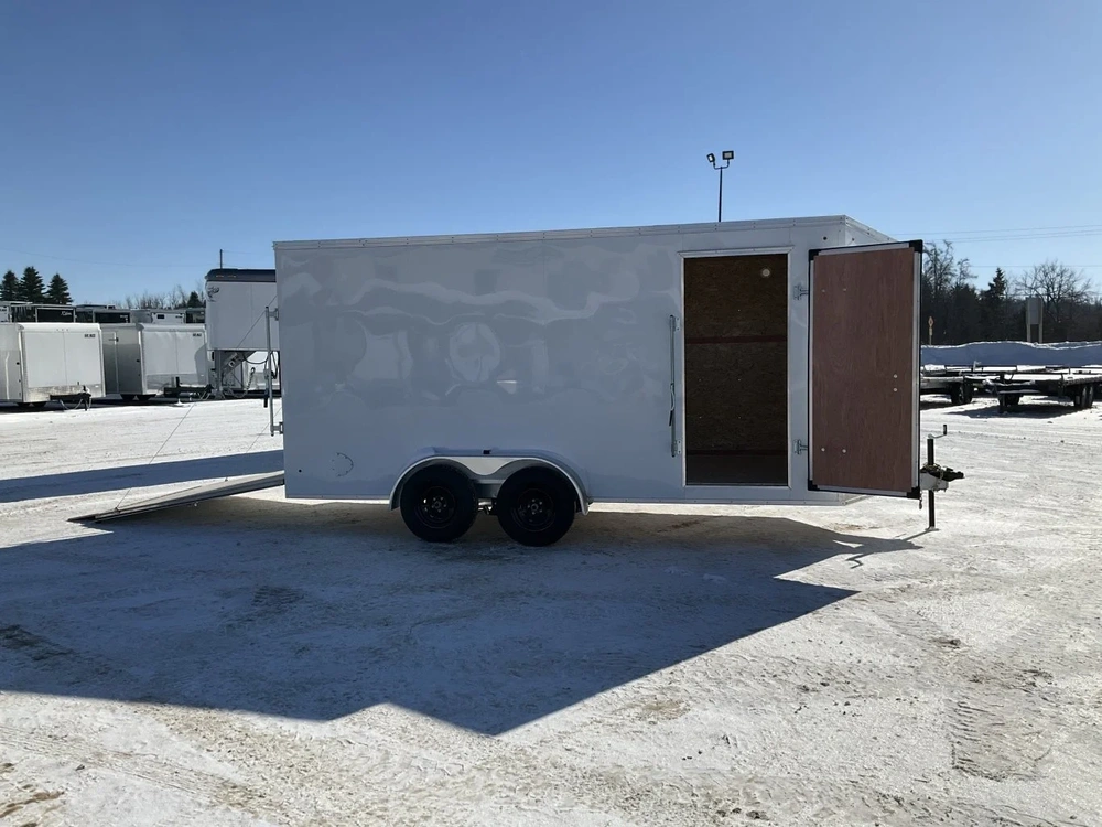 2026 Xcel Trailers 7x16 Plus V-nose Aluminum Cargo Trailer alt