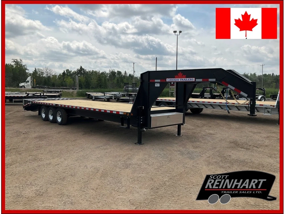 2026 Canada Trailers 8.5x30 10.5 Ton Gooseneck Equipment Trailer alt