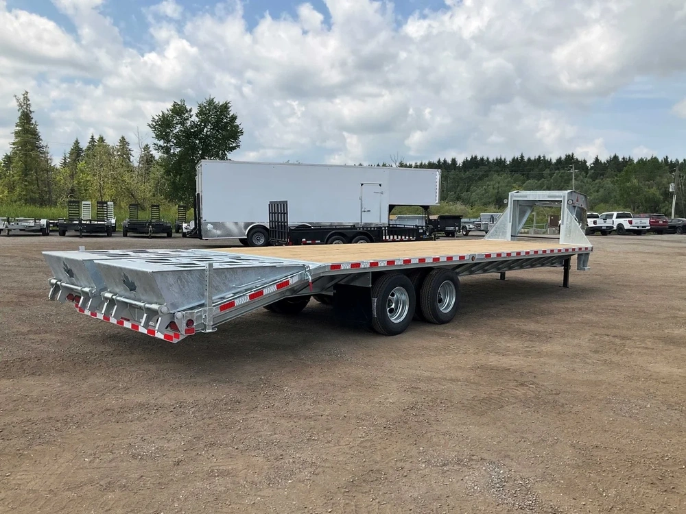 2026 Canada Trailers 8.5x30 12 Ton Galvanized Gooseneck Equipment Trailer alt