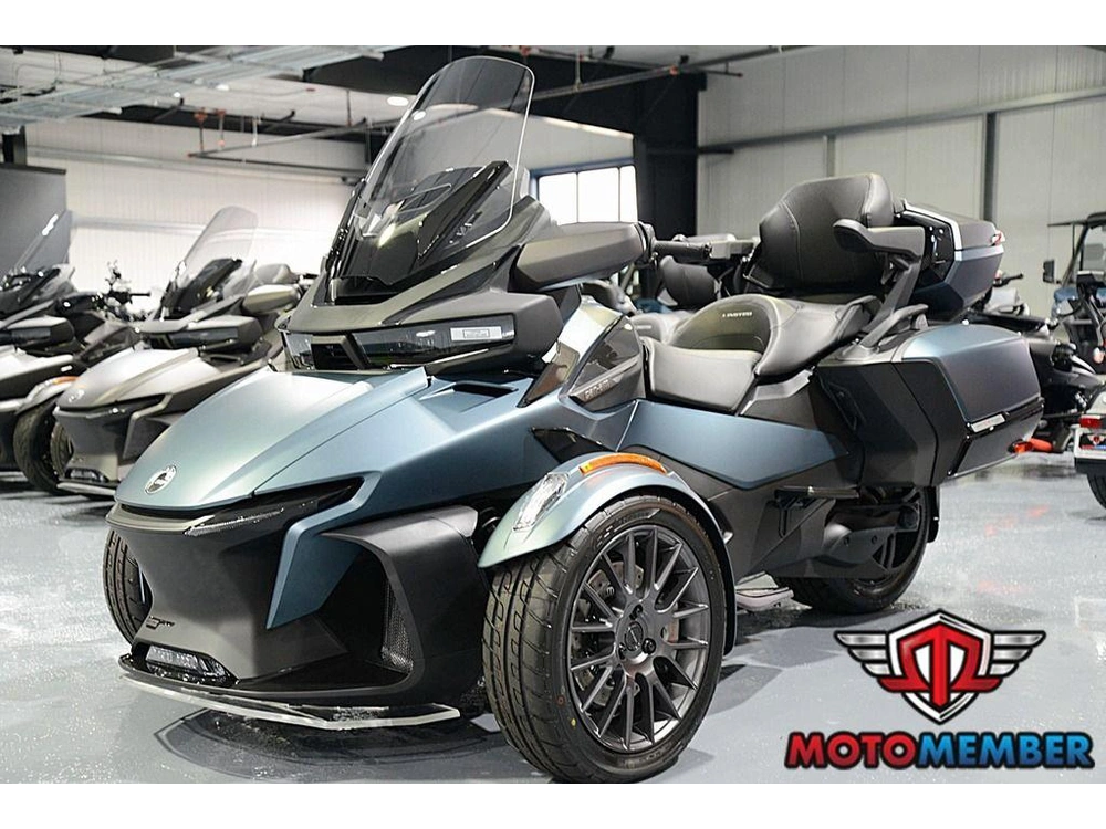 2026 Can-am Spyder Rt Limited Mineral Blue alt