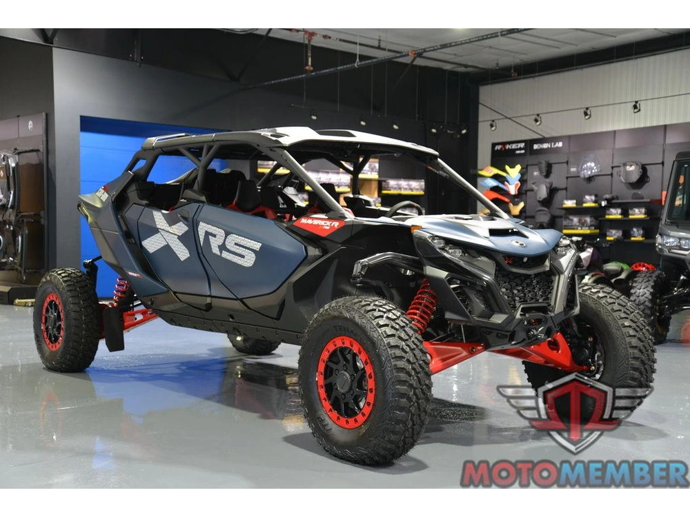 2025 Can-Am Maverick R Max X RS Dusty Navy & Legion Red
