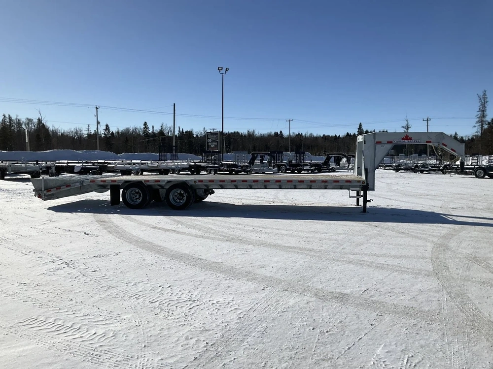 2026 Canada Trailers 8.5x30 15 Ton Galvanized Gooseneck Equipment Trailer alt