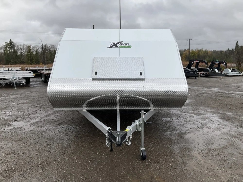2026 Xcel Trailers 12x101 Aluminum Enclosed Snowmobile Trailer alt