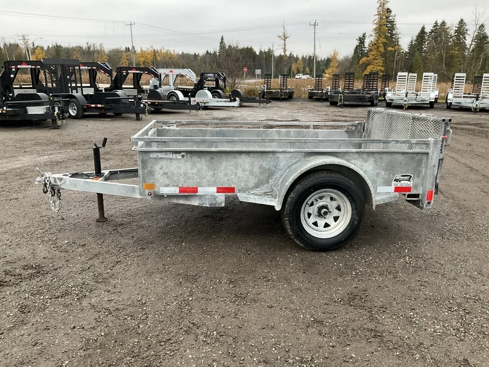 2024 Canada Trailers 5x8 Galvanized Utility Trailer alt
