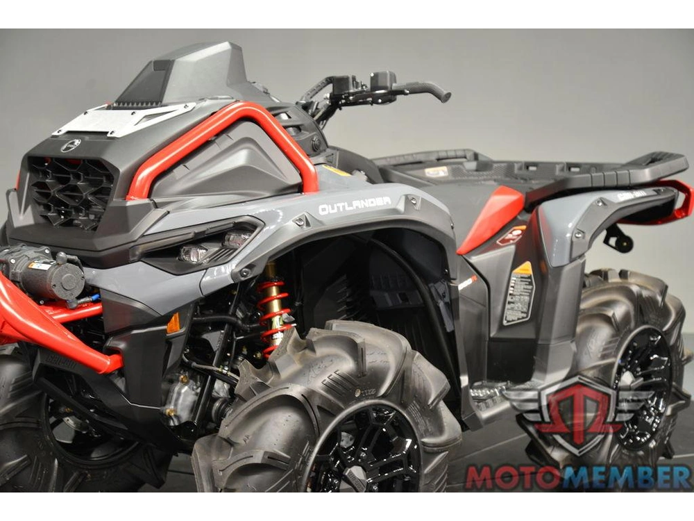 2025 Can-am Outlander X Mr 1000r Granite Grey & Legion Red alt