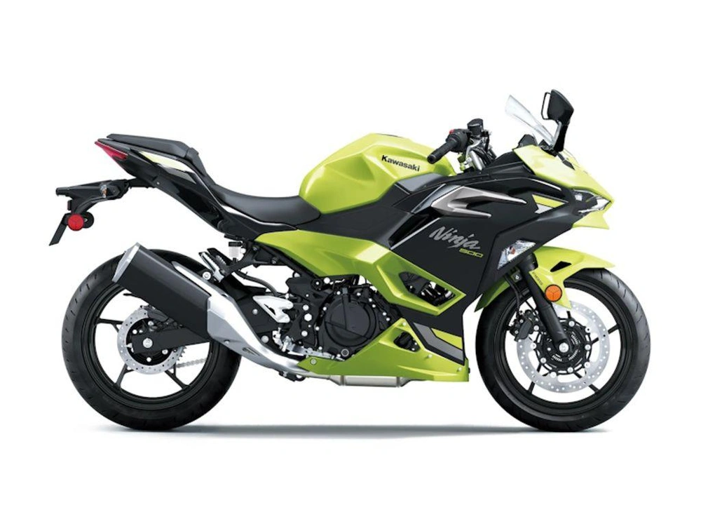 2026 Kawasaki Ninja® 500 Abs Metallic Yellowish Green/ebony alt