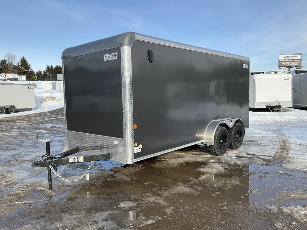 2026 Car Mate Trailers 7x16 Plus V-nose Hd Sportster Cargo Trailer alt