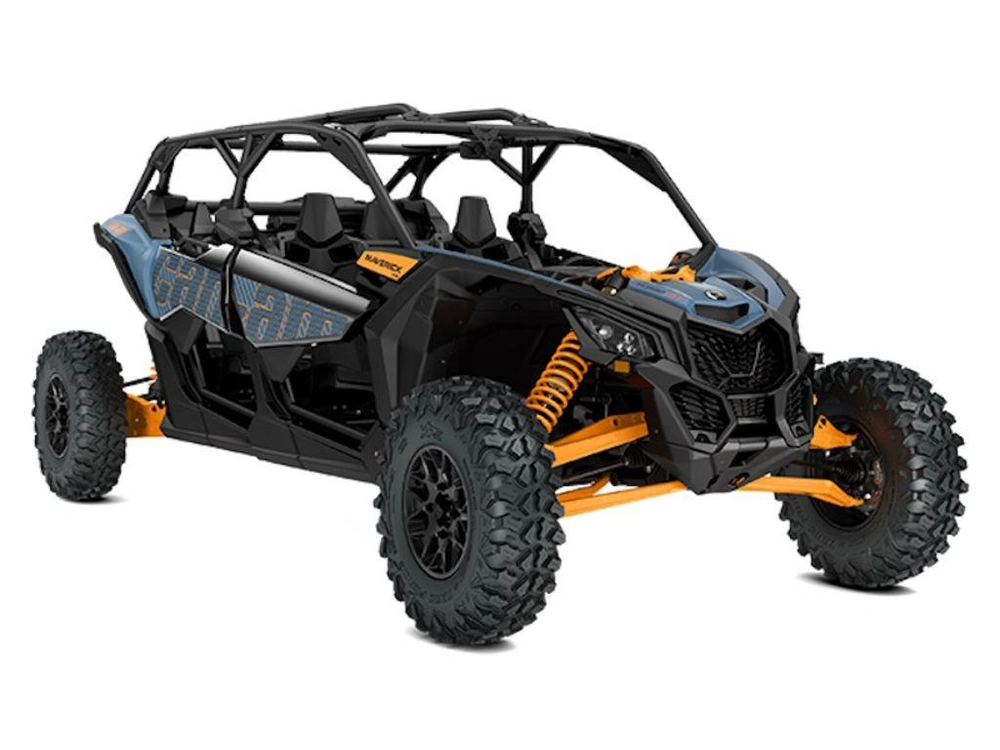 2025 Can-am Maverick X3 Max Rs Turbo Rr Scandi Blue & Orange Crush alt