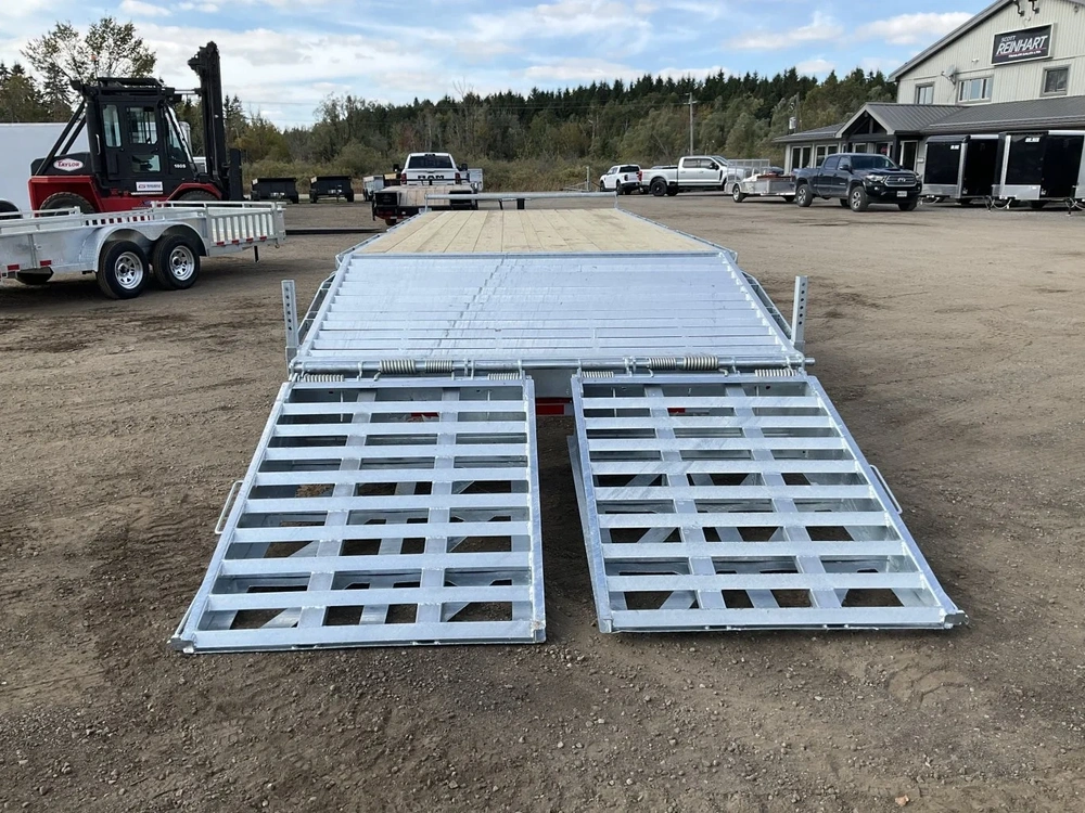 2026 Canada Trailers 8.5x25 10.5 Ton Galvanized Deckover Equipment Trailer alt