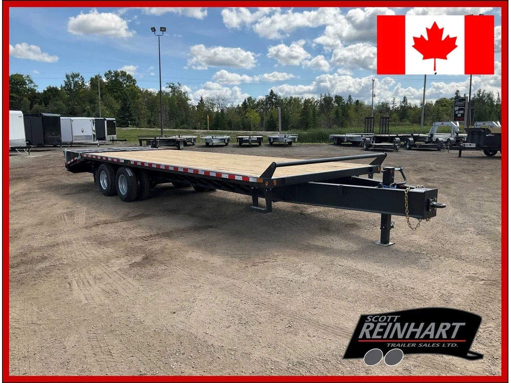 2026 Canada Trailers 8.5x28 12 Ton Deckover Equipment Trailer alt