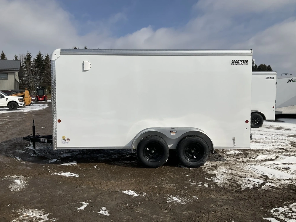 2026 Car Mate Trailers 7x14 Hd Sportster Cargo alt
