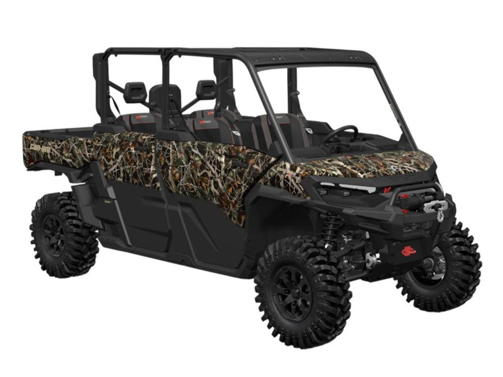 2026 Can-am Defender Max X Mr Hd11 With Half-doors Dark Wildland Camo alt