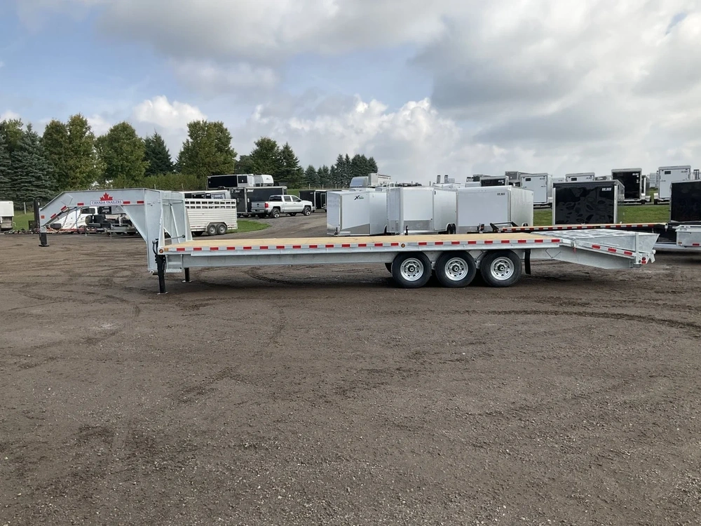 2026 Canada Trailers 8.5x30 10.5 Ton Galvanized Gooseneck Equipment Trailer alt
