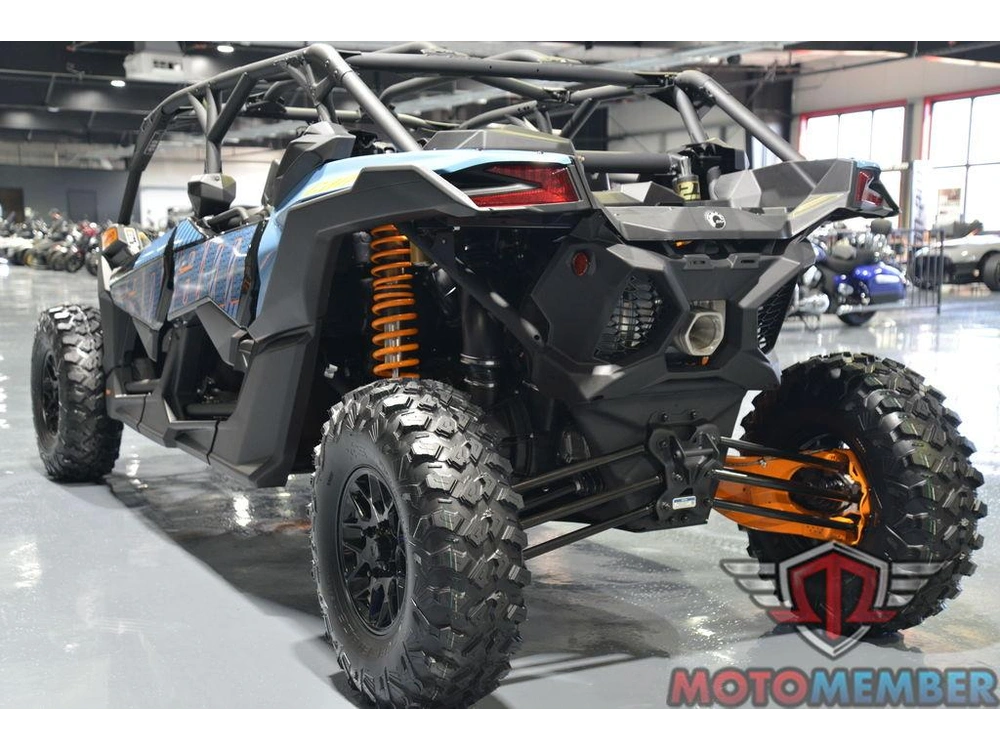 2026 Can-am Maverick X3 Max Ds Turbo Scandi Blue & Orange Crush alt