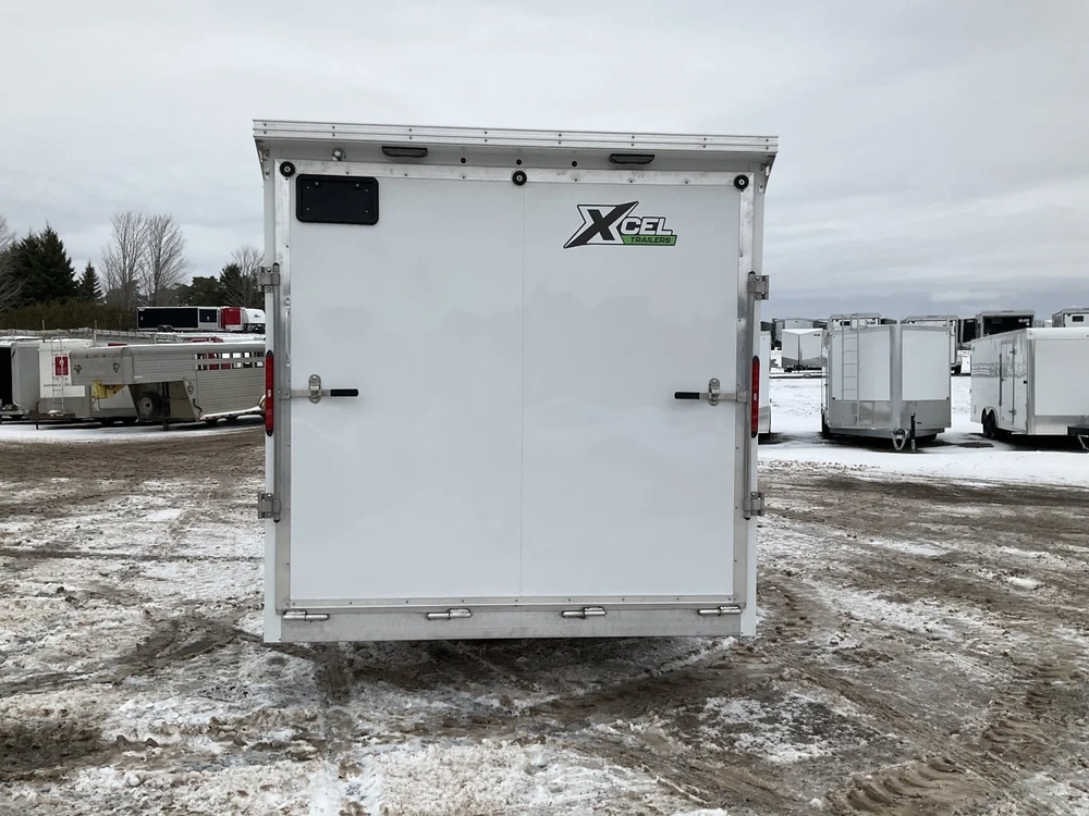 2026 Xcel Trailers 7.5x22 Plus V-nose Aluminum Snowmobile Trailer alt