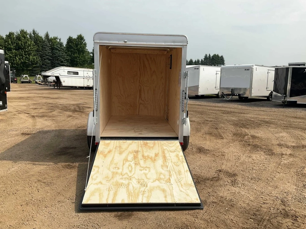 2026 Car Mate Trailers 5x8.5 Plus V-nose Sportster Cargo Trailer alt