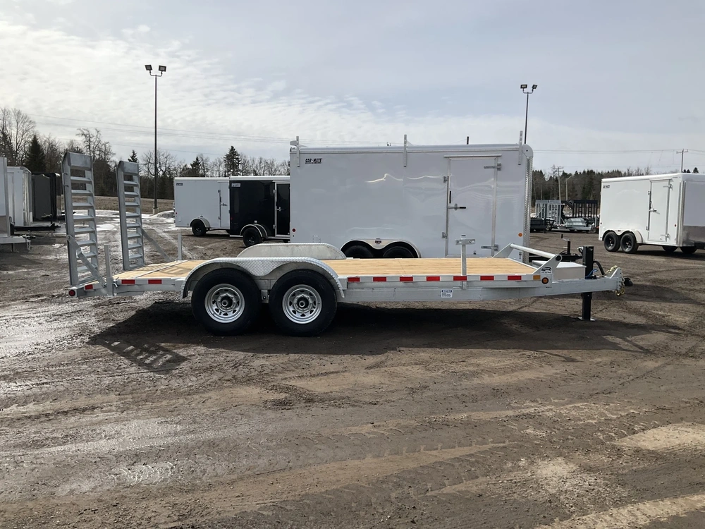 2026 Canada Trailers 82x18 7 Ton Galvanized Equipment Trailer alt