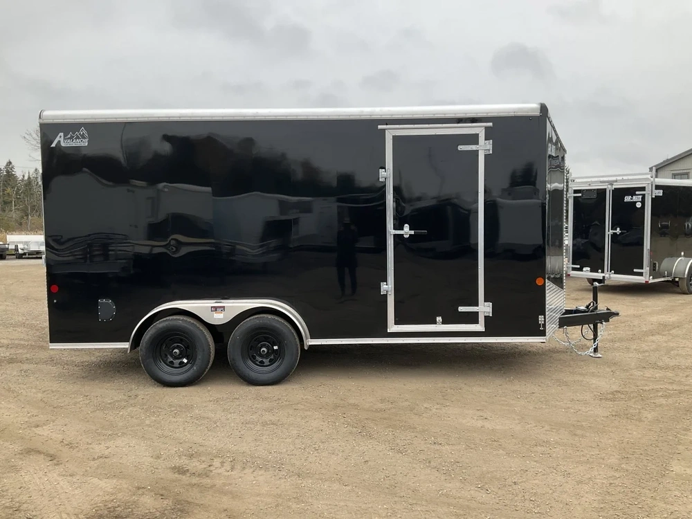 2026 Car Mate Trailers 7x16 Plus V-nose Avalanche Cargo Trailer alt