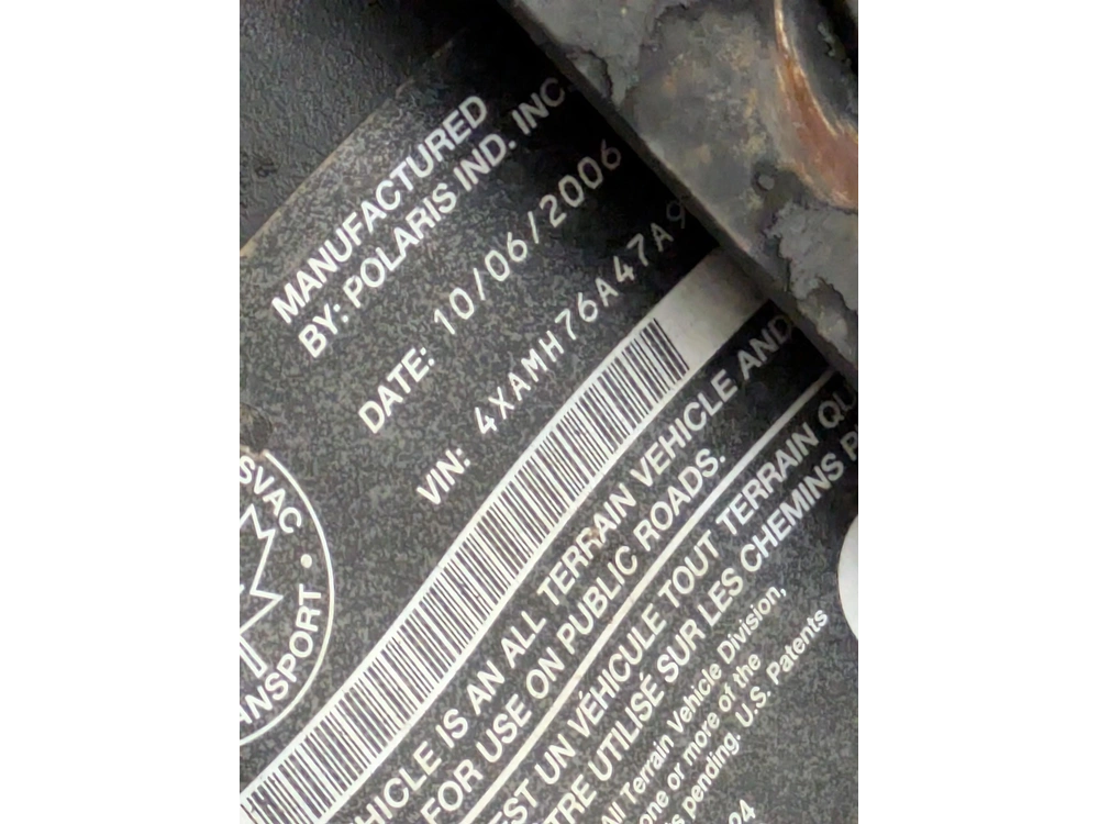 2007 Polaris Sportsman 800 Efi alt