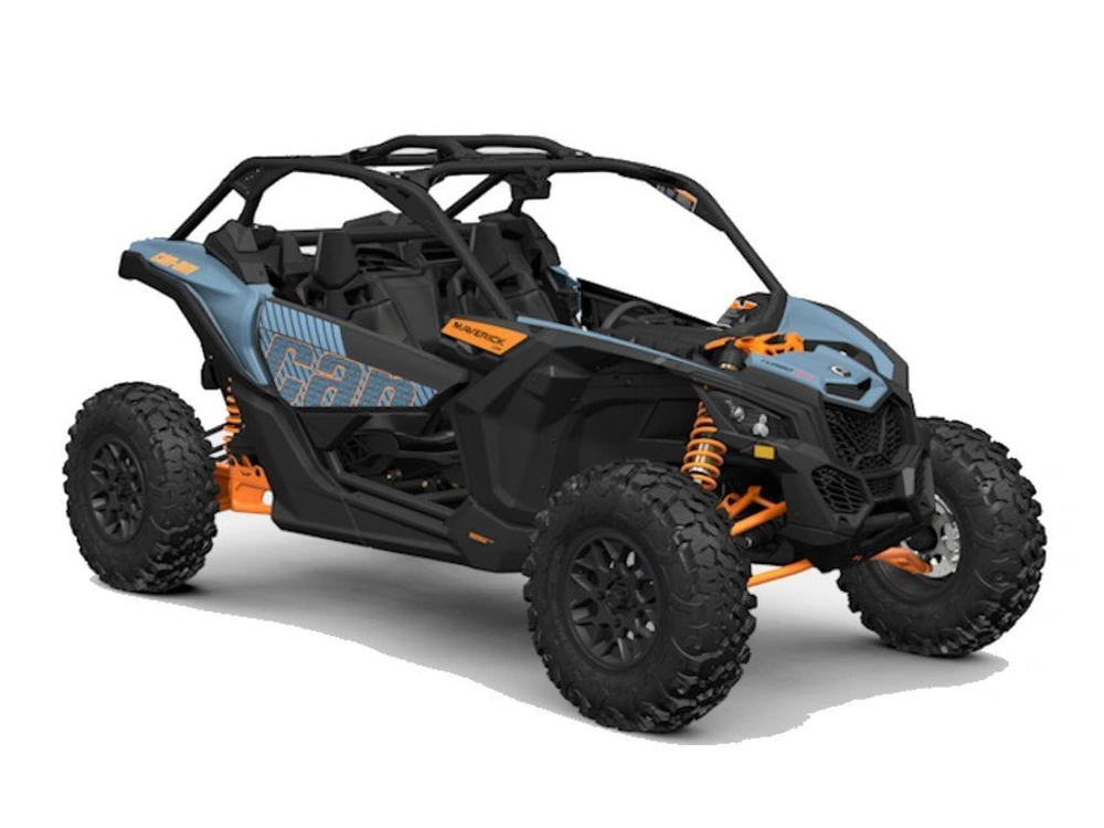 2025 Can-am Maverick X3 Ds Turbo Rr Scandi Blue & Orange Crush alt