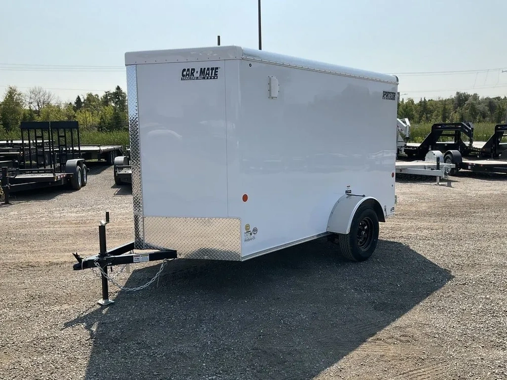 2026 Car Mate Trailers 6x10 Plus V-nose Liberty Sport Cargo Trailer alt