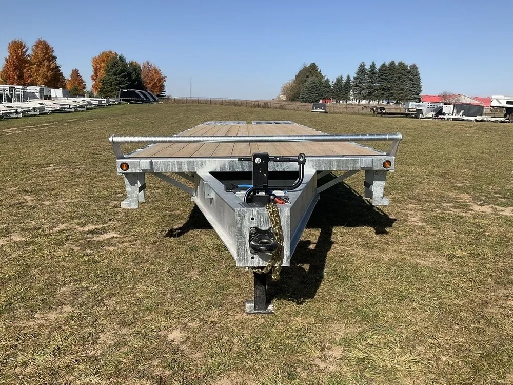 2025 Canada Trailers 8.5x28 12 Ton Galvanized Deckover Equipment Trailer alt