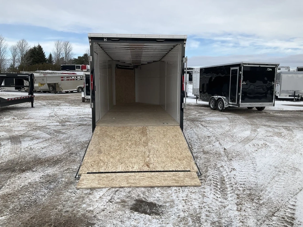 2026 Xcel Trailers 7x18 Plus 5 V-nose Aluminum Snowmobile Trailer alt