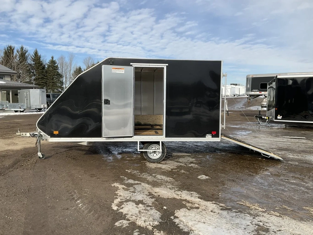 2022 Sno Pro 12x101 Hybrid All Aluminum Snowmobile Trailer alt