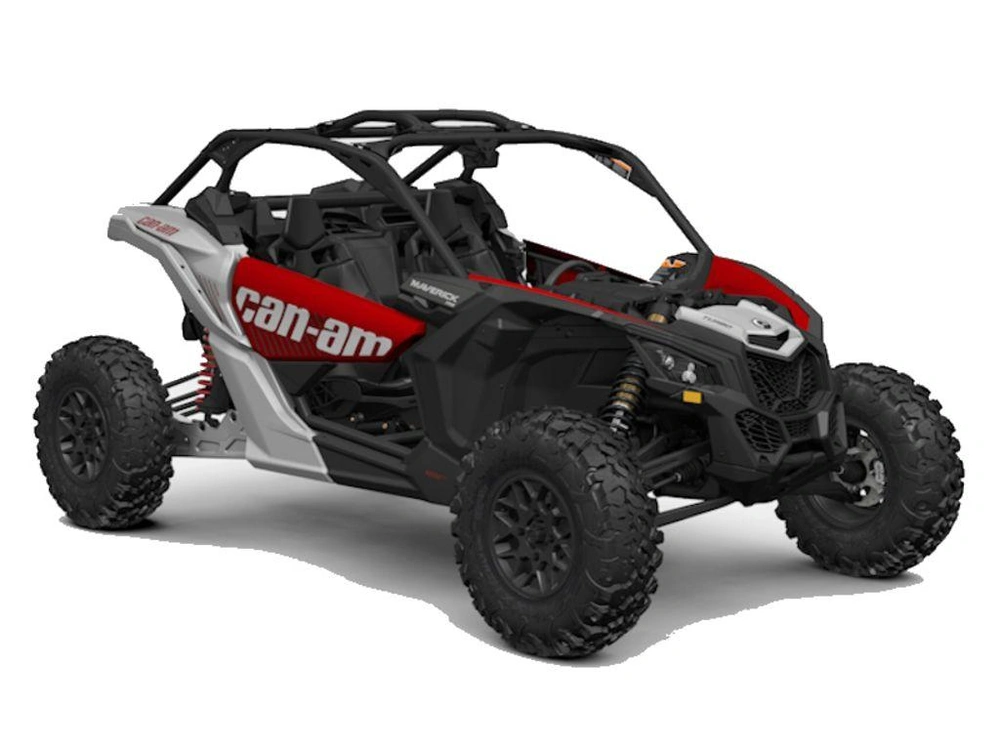 2025 Can-am Maverick X3 Rs Turbo Fiery Red & Hyper Silver alt