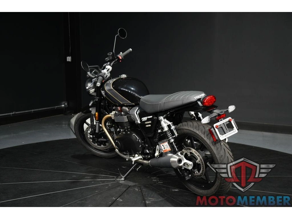 2025 Triumph Speed Twin 900 Phantom Black/aurum Gold alt