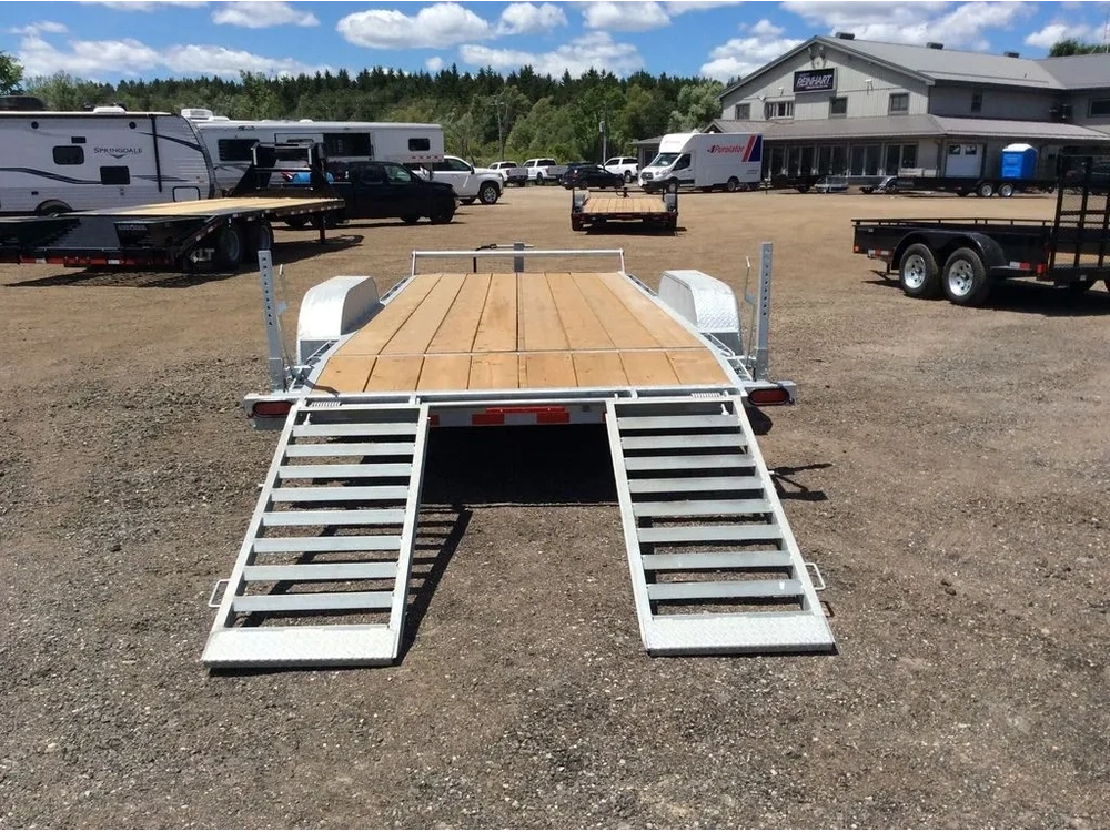 2026 Canada Trailers 82x18 5 Ton Galvanized Equipment Trailer alt