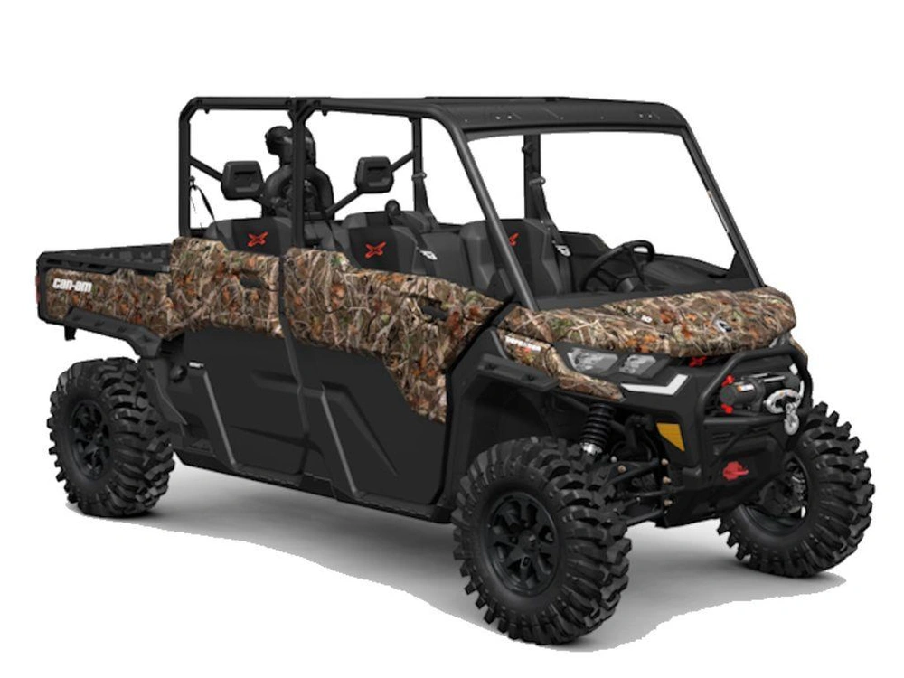 2025 Can-am Defender Max X Mr With Half-doors Hd10 Wildland Camo alt