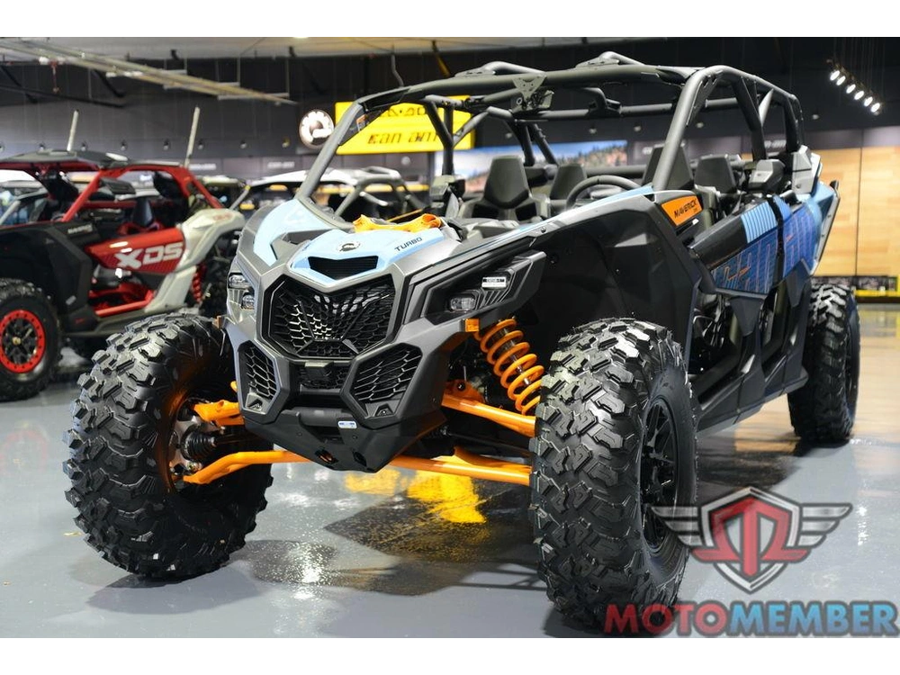2026 Can-am Maverick X3 Max Ds Turbo Scandi Blue & Orange Crush alt