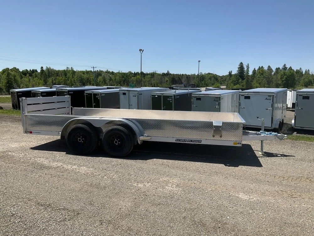 2026 Stronghaul 82x16 3.5 Ton All Aluminum Landscape Trailer alt