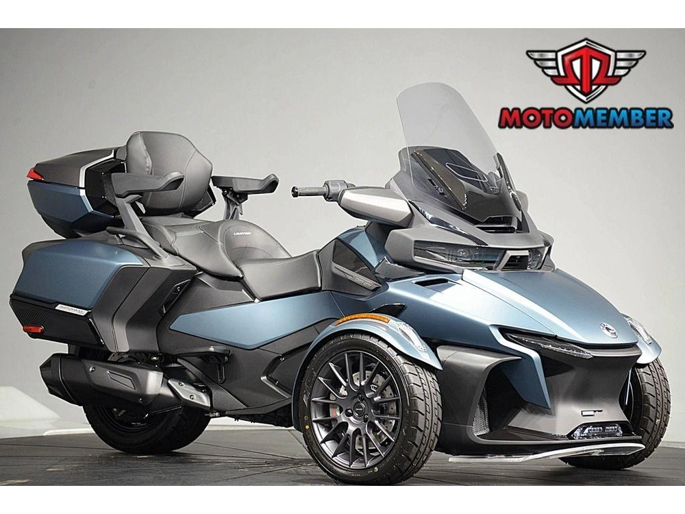 2026 Can-am Spyder Rt Limited Mineral Blue alt