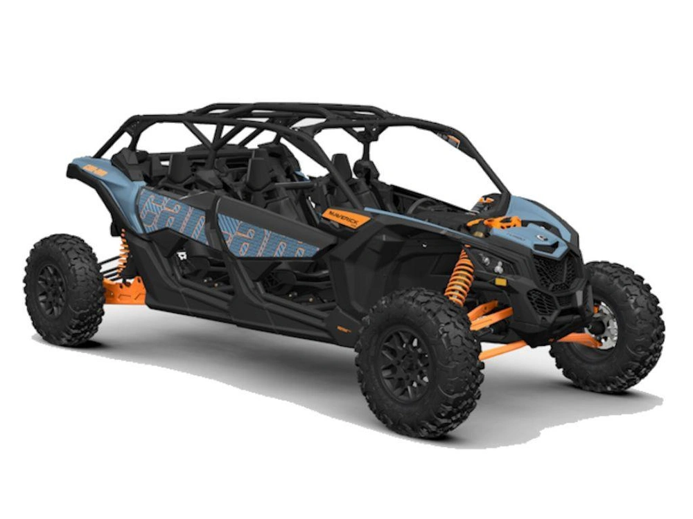2025 Can-am Maverick X3 Max Rs Turbo Scandi Blue & Orange Crush alt