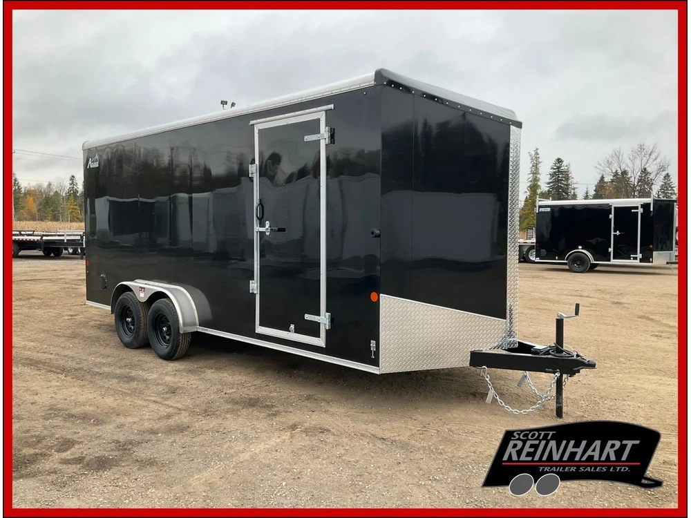 2026 Car Mate Trailers 7x18 Plus V-nose Hd Avalanche Cargo Trailer alt