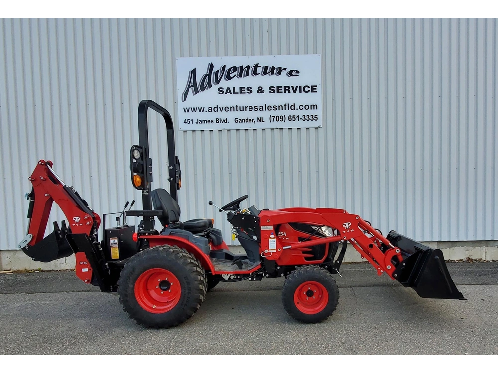 2026 Tym T254 Tractor, Loader, Backhoe Package alt
