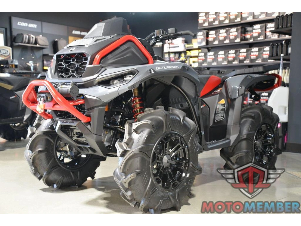2025 Can-am Outlander X Mr 1000r Granite Grey & Legion Red alt
