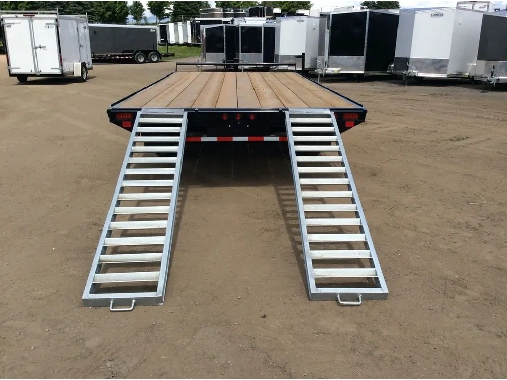 2025 Canada Trailers 8.5x18 5 Ton Deckover Equipment Trailer alt