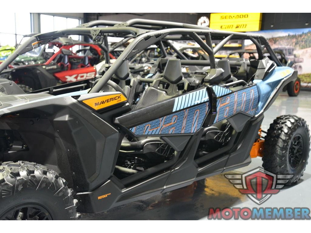 2026 Can-am Maverick X3 Max Ds Turbo Scandi Blue & Orange Crush alt