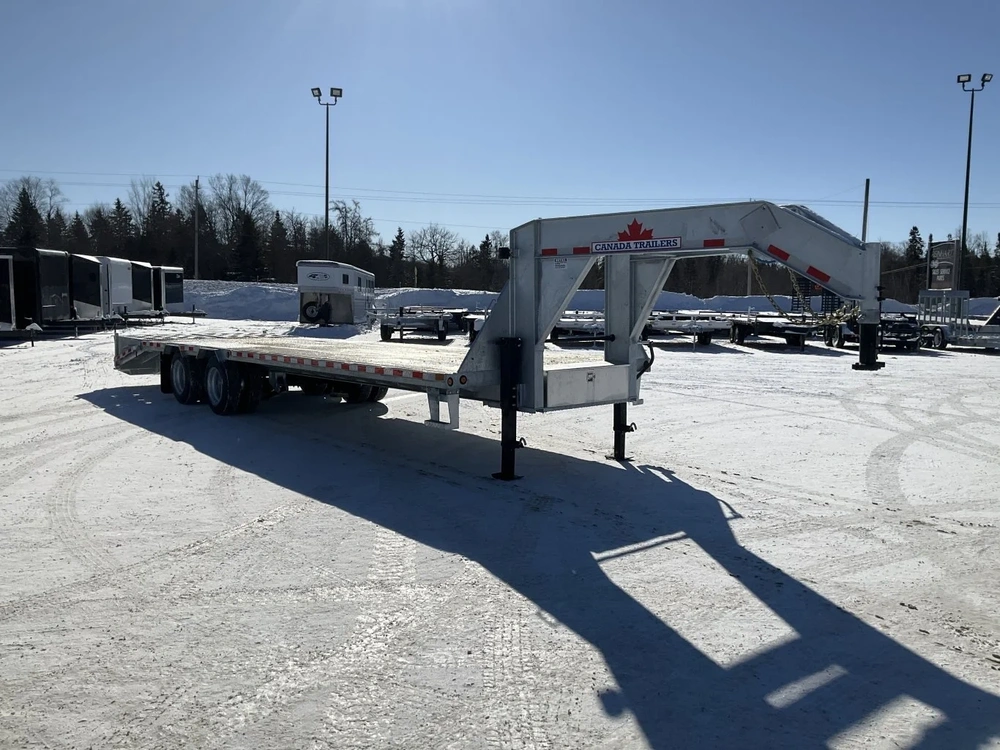 2026 Canada Trailers 8.5x30 15 Ton Galvanized Gooseneck Equipment Trailer alt