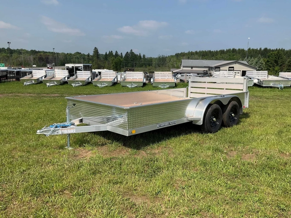 2025 Stronghaul 82x14 All Aluminum 3.5 Ton Landscape Trailer alt