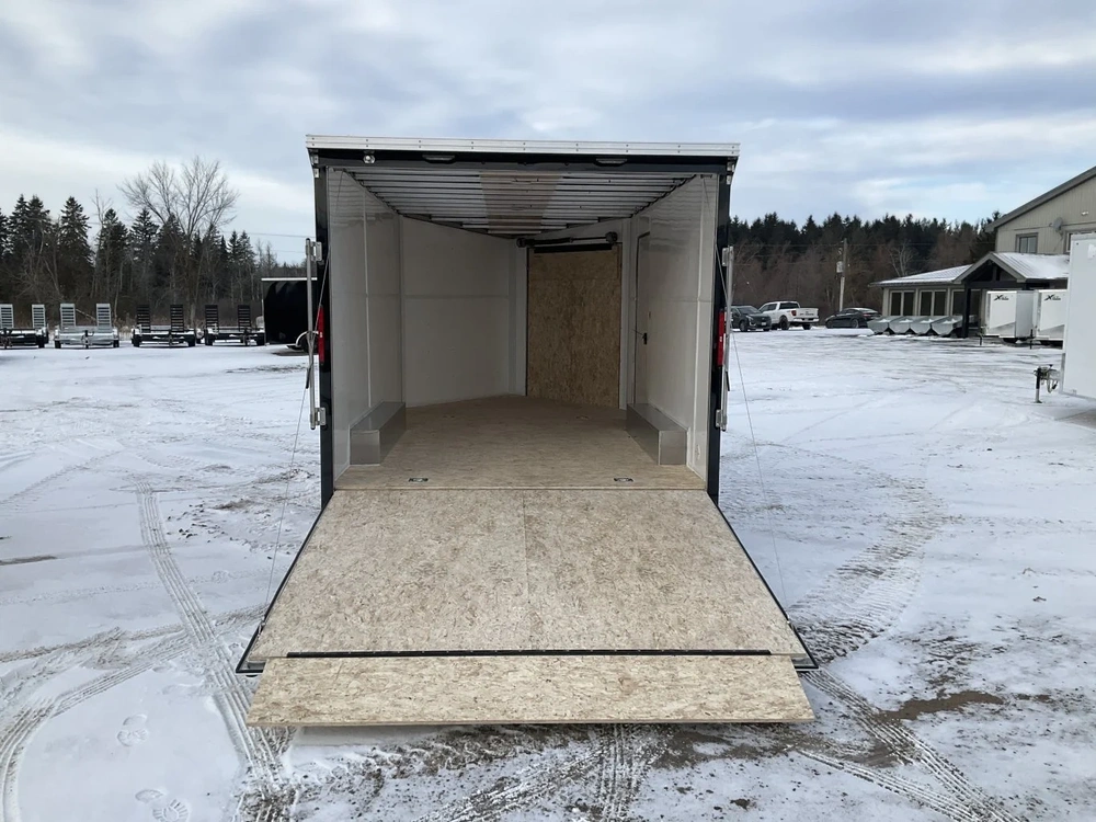 2026 Xcel Trailers 8.5x14 Plus V-nose Aluminum Snowmobile Trailer alt